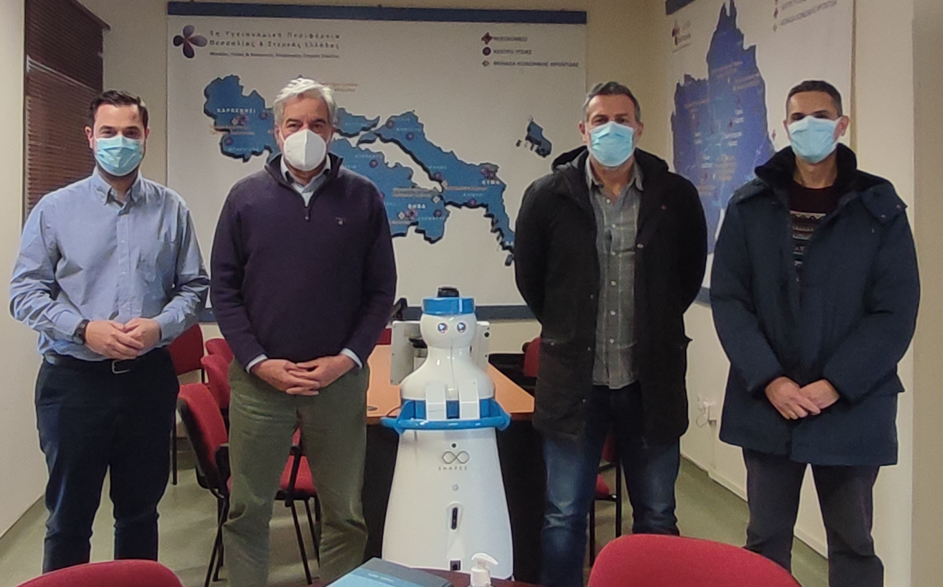 Eνα ρομπότ στις εγκαταστάσεις της 5ης ΥΠΕ